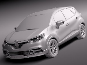 Renault Captur 2014 3D 모델