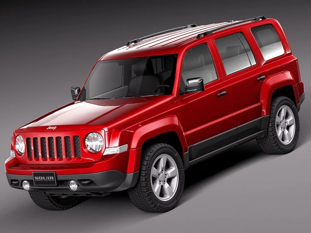 Jeep Patriot 2014 3D Model .c4d .max .obj .3ds .fbx .stl .blend