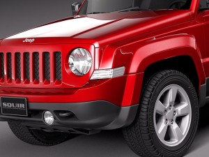Jeep Patriot 2014 3D Модель