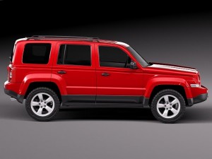 Jeep Patriot 2014 3D Модель