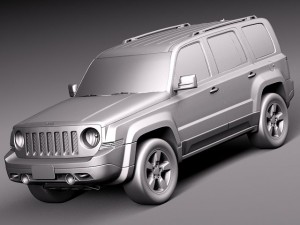 Jeep Patriot 2014 3D Модель