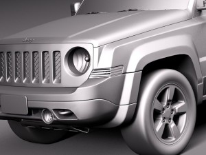 Jeep Patriot 2014 3D Модель