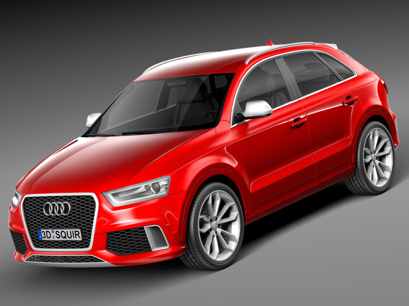 Audi RS Q3 2014 Modello 3D .c4d .max .obj .3ds .fbx .stl .blend 
