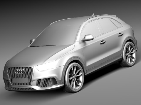 Audi RS Q3 2014 Modello 3D