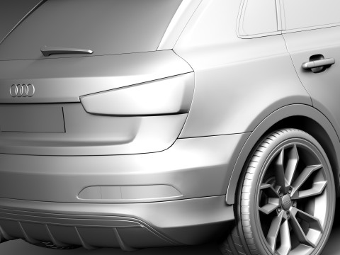 Audi RS Q3 2014 Modello 3D