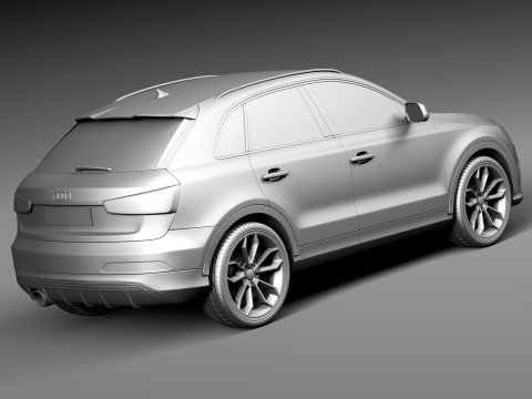 Audi RS Q3 2014 Modello 3D