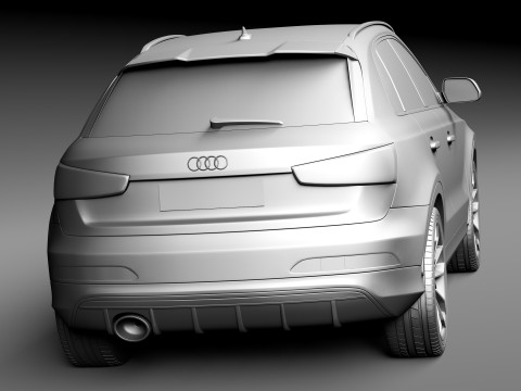 Audi RS Q3 2014 Modello 3D