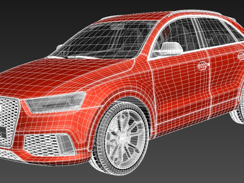 Audi RS Q3 2014 Modello 3D