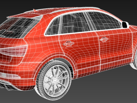 Audi RS Q3 2014 Modello 3D