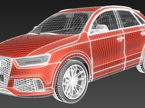 Audi RS Q3 2014 Modello 3D