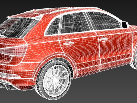 Audi RS Q3 2014 Modello 3D