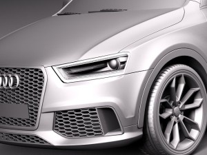 Audi RS Q3 2014 Model 3D