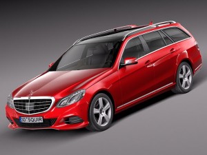 Mercedes-Benz E-class Estate 2014 3D Model