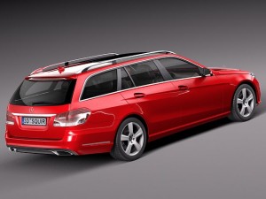 Mercedes-Benz E-class Estate 2014 Modelo 3D