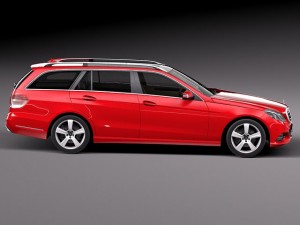 Mercedes-Benz E-class Estate 2014 Modelo 3D