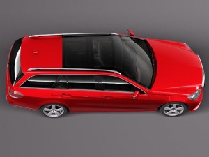 Mercedes-Benz E-class Estate 2014 Modelo 3D