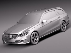 Mercedes-Benz E-class Estate 2014 Modelo 3D