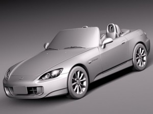 Honda S2000 2008 3D Модель