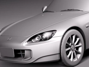Honda S2000 2008 3D Model