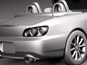 Honda S2000 2008 3D Model