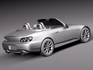 Honda S2000 2008 3D Model