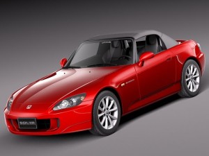 Honda S2000 2008 3D Модель