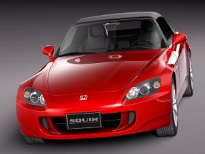 Honda S2000 2008 3D Модель