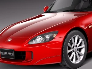 Honda S2000 2008 3D Model