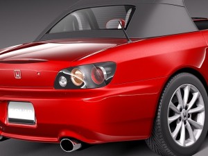 Honda S2000 2008 3D Модель