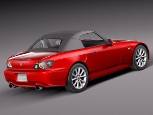 Honda S2000 2008 3D Модель