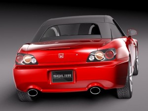 Honda S2000 2008 3D Модель