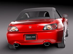 Honda S2000 2008 3D Model