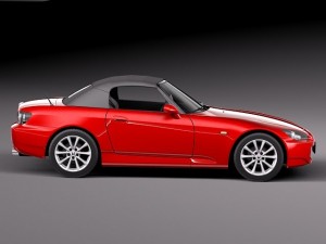 Honda S2000 2008 3D Модель