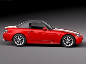 Honda S2000 2008 3D Model
