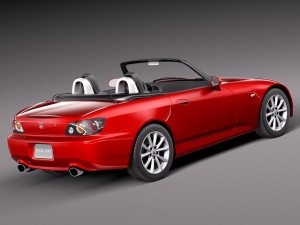 Honda S2000 2008 3D Модель