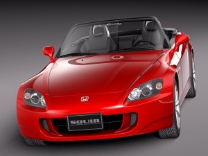 Honda S2000 2008 3D Модель