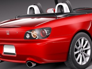 Honda S2000 2008 3D Модель