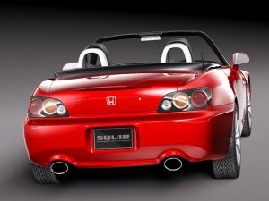 Honda S2000 2008 3D Model