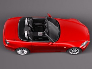 Honda S2000 2008 3D Модель