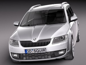 Skoda Octavia Combi 2013 3D Model