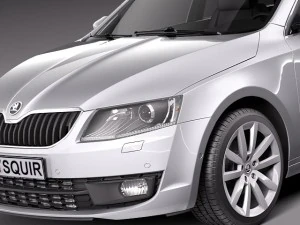 Skoda Octavia Combi 2013 3D Model