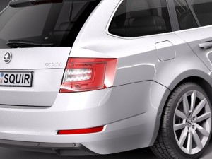 Skoda Octavia Combi 2013 3D Model
