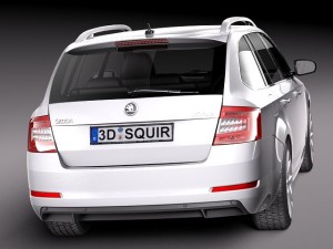 Skoda Octavia Combi 2013 3D Model