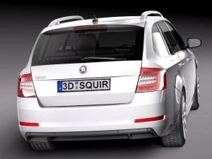 Skoda Octavia Combi 2013 3D Model