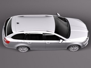Skoda Octavia Combi 2013 3D Model