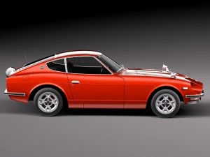 Datsun 240Z 1969-1978 3D Model