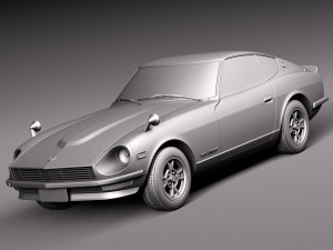 Datsun 240Z 1969-1978 3D 모델