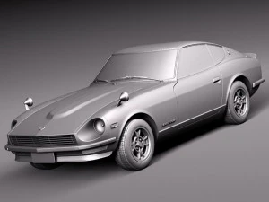Datsun 240Z 1969-1978 3D Model