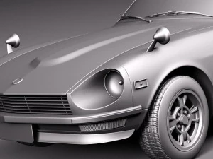 Datsun 240Z 1969-1978 3D Model