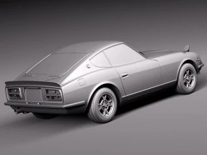 Datsun 240Z 1969-1978 3D Model